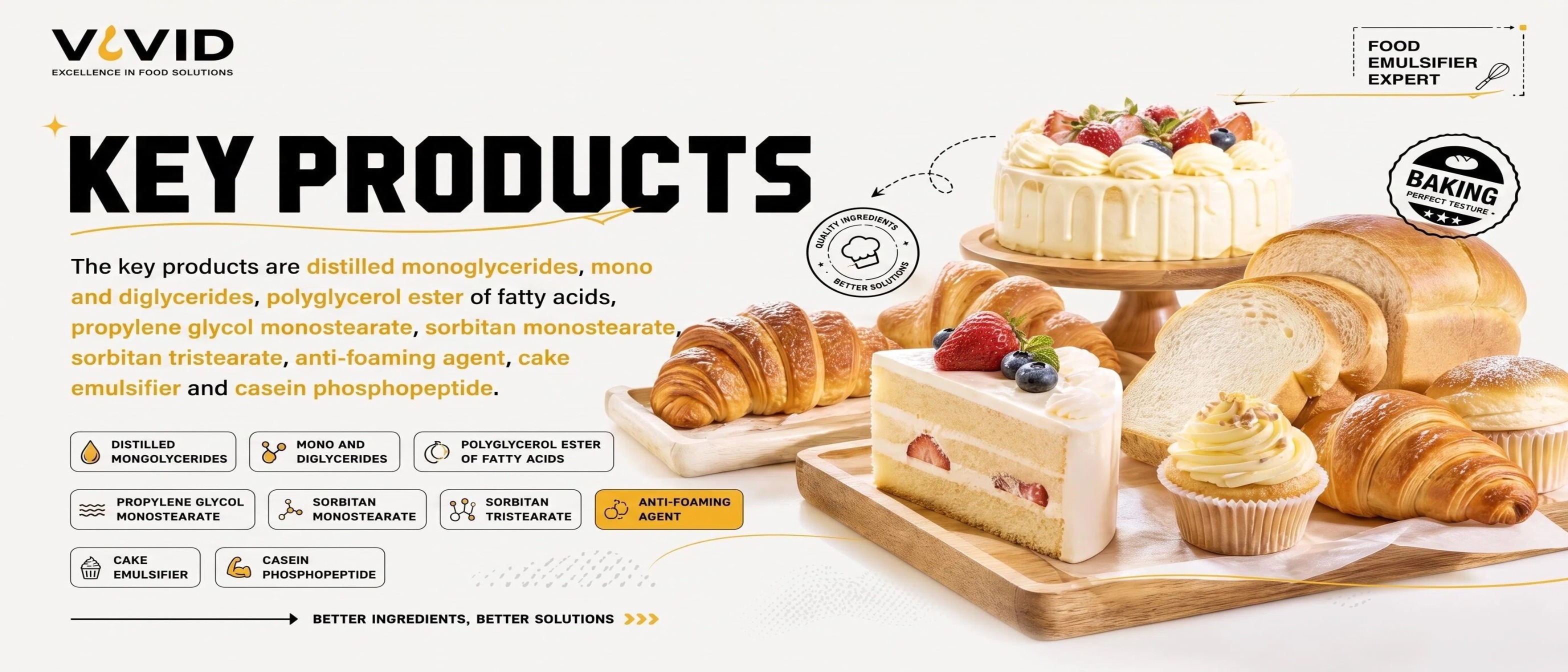 Calidad Emulsores de la categoría alimenticia fábrica