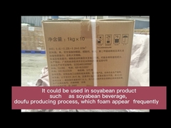 Agente antiespumante de calidad alimentaria para soja y productos lácteos
