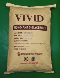 Aditivos de panadería Glicerol monostearato E471 GMS 90 Monoglicérido destilado halal DMG en polvo E471